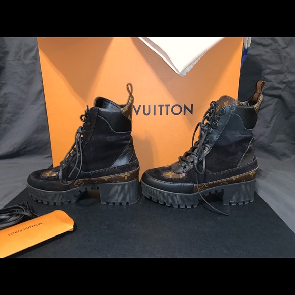 LOUIS VUITTON LAUREATE PLATFORM DESERT BOOT (1A4XXZ) - Picture 3 of 6
